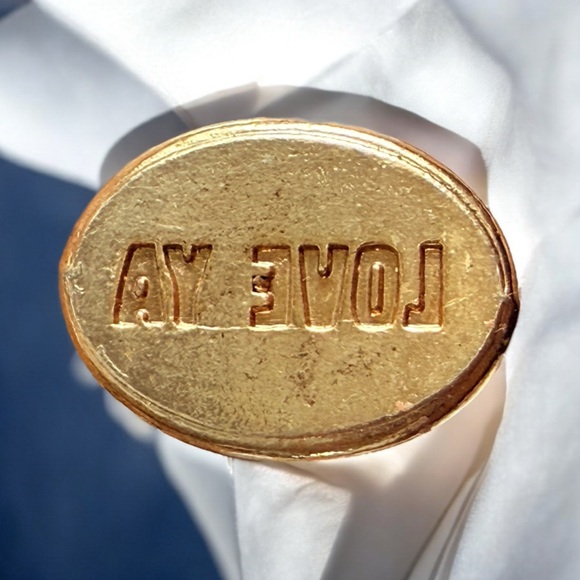 RARE 1970s Hallmark Wax Seal Set LUV YA - Picture 5 of 8